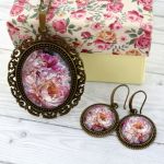 Komplet Boho Flowers - Komplet biżuterii w stylu vintage
