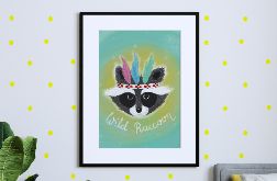 Plakat Wild Raccoon