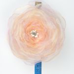 Broszka kwiat, obfita, pastelowa 15 cm - Rękodzieło - Broszka kwiat, obfita, pastelowa 15 cm - Rękodzieło c