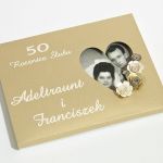 Kartka 50 rocznica ślubu zdjęcie w pudełku - 