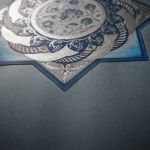 obraz w ramce mandala SILVER - na dzień matki