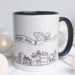 Anielski kubek "Dobrego dnia" latający - kubek porcelanowy dobrego dnia