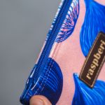 Portfelik welurowy etui na klucze w figi - 