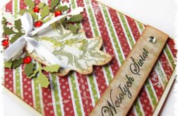 Kartka świąteczna z dzwonkami