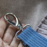 Torebka z kominem patchwork w panterkę - 