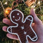 Miś i Pan Ciastek - szydełkowe pierniczki - 