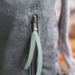 Szary workoplecak z przednią kieszenią - 