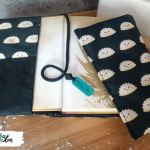 Otulacz / etui na książkę ~ pierogi - 