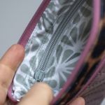 Portfel z weluru panterka - 