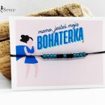 Bransoletka na Dzień Mamy - Mamo,jesteś moją bohaterką - 