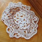 Dywan Freeform w kolorach ziemi - dywan z bawełny