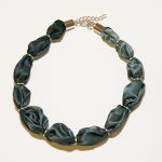 Bransoletka jedwabna - platyna - 