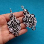 Kolczyki sutasz "Srebro & Black Diamond" - 
