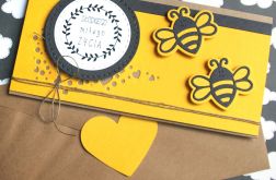 kartka - kopertówka :: pszczółki