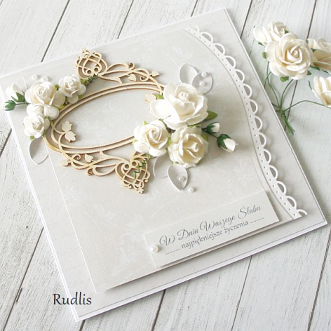 Ślubna delikatność w ecru#1