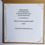 Kartka ślubna boho na ślub z różami vintage - KArtka ślubna z oryginalnymi życzeniami