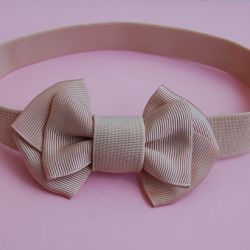 Opaska niemowlęca "Na beżowo"