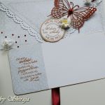Kopertówka z okazji ślubu-'czerwcowy motyl' - 