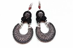 Kolczyki sutasz Orient Black