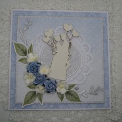 Kartka ślubna w pudełku 26