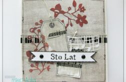 Kartka na urodziny, imieniny "Sto lat"