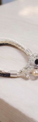 Bransoletka rzemykowa trzy kolory