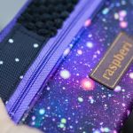 Czarny portfelik kosmos - 