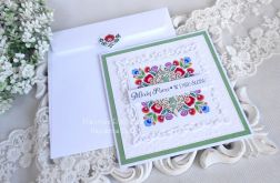Ślubna kartka w kopercie 11