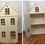 Domek dla Lalki - Domek dla lalki z otwieranymi drzwiami