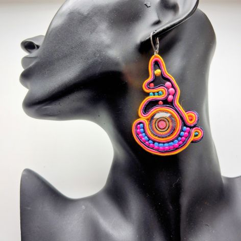 Colorful Bells kolczyki sutasz