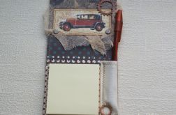 Notes na lodówkę -' retro samochód'