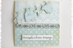 Kartka na Chrzest dla chłopca