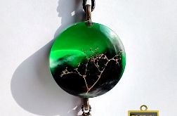 Świteź - długi wisior z żywicy