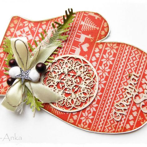 Kartko - rękawiczka świąteczna