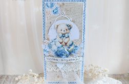 Kartka urodzinowa dla dziecka "Teddy" GOTOWA