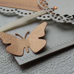 Kopertówka z okazji ślubu ' perłowa elegancja''  - 