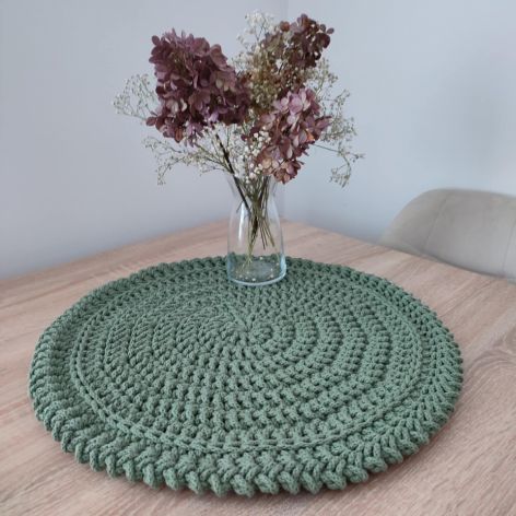 Podkładka boho szydełkowa ze sznurka 50cm