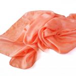 Ręcznie barwiony szal jedwabny /234/ - szalik dla kobiet
