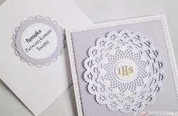 Kartka PAMIĄTKA I KOMUNII z serwetką #2