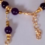 Bransoletka seria "Talizman Ochronny" Ametyst +Hematyt - 