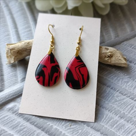 „TAMARA” kolczyki z glinki polimerowej