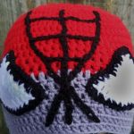 Czapka człowiek pająk - crochet hat for spider man