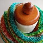 Kolorowy rolowany komin - 