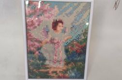 Obrazek diamentowy 15x20cm ANIOŁEK