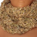 prześliczny komplet  "beżowa oliwka" - 