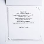 Elegancka kartka na Komunię ręcznie robiona  - Personalizowana kartka komunijna z życzeniami