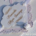 Pamiątka Chrztu św. - 'subtelne kwiaty'' - 