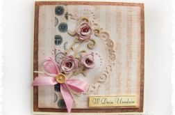 Kartka na Urodziny z różami