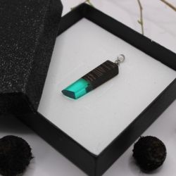 Ocean Mint, drewno i żywica epoksydowa