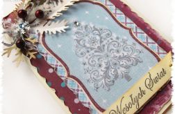 Kartka świąteczna z choinką